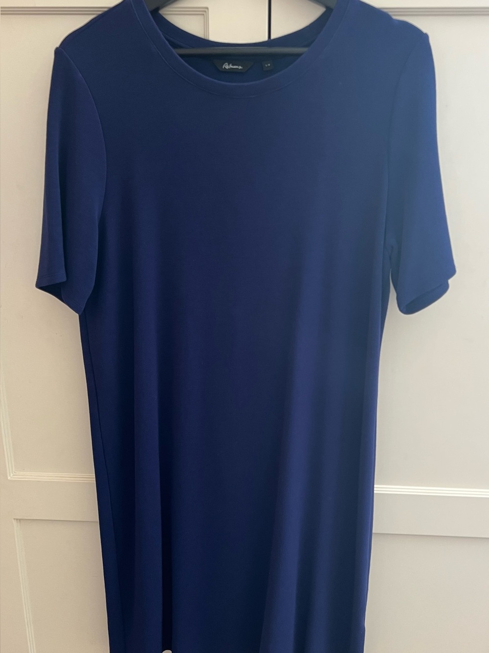 Womens’ Royal Blue Short Sleeve Knit Dress